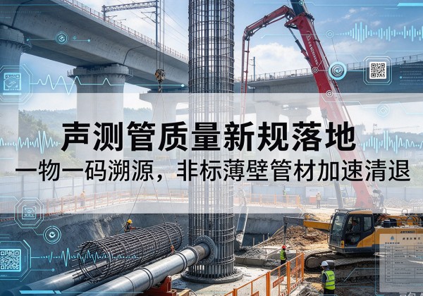 石阡声测管质量新规落地，一物一码溯源，非标薄壁管材加速清退